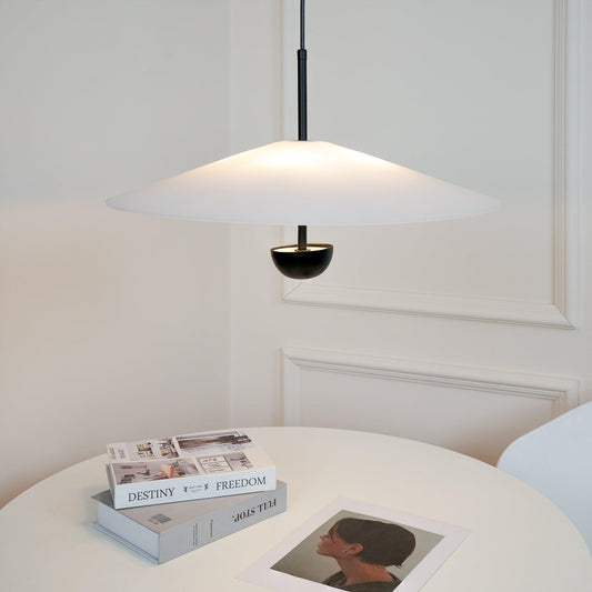 Ava Nordic Minimalist Pendant Light - Acrylic Cone Design for Modern Kitchen Pendant Lighting & Hanging Lights 2