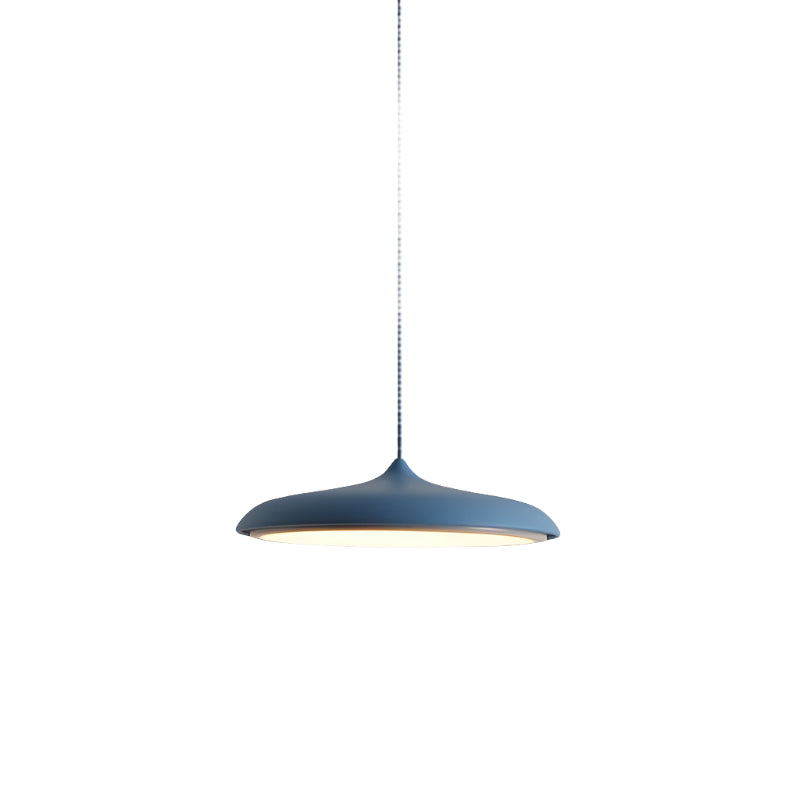 Black Nordic Modern Flying Saucer Pendant Light – Adjustable LED Ceiling Light Fixture for Kitchen and Living Room 12