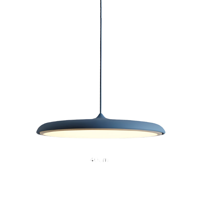 Black Nordic Modern Flying Saucer Pendant Light – Adjustable LED Ceiling Light Fixture for Kitchen and Living Room 16