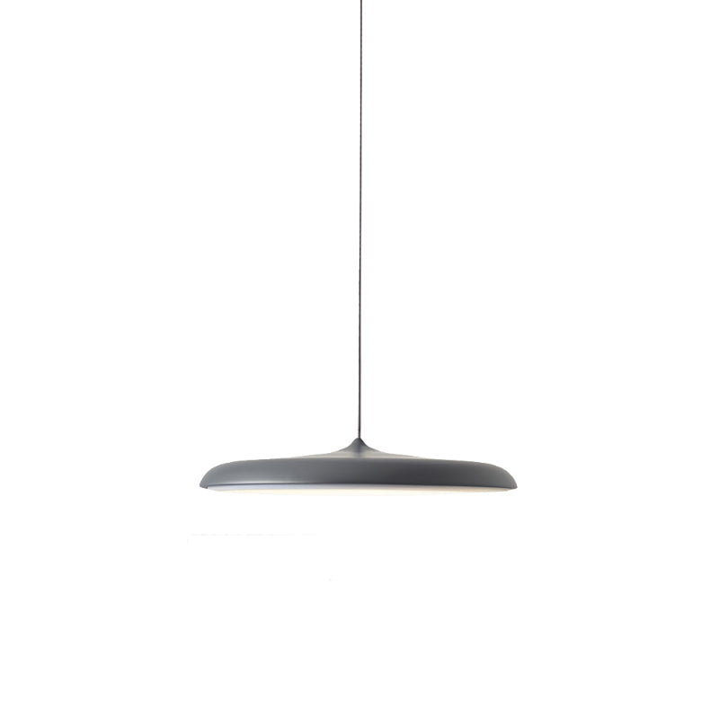 Black Nordic Modern Flying Saucer Pendant Light – Adjustable LED Ceiling Light Fixture for Kitchen and Living Room 11