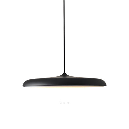 Black Nordic Modern Flying Saucer Pendant Light – Adjustable LED Ceiling Light Fixture for Kitchen and Living Room 14