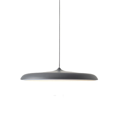 Black Nordic Modern Flying Saucer Pendant Light – Adjustable LED Ceiling Light Fixture for Kitchen and Living Room 9