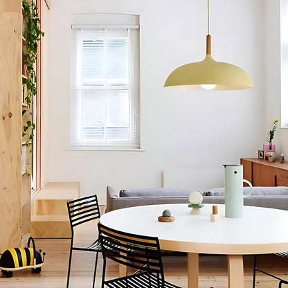 Nordic Wood and Iron Pendant Light – Adjustable Kitchen Island Lighting with Warm White Glow, Scandinavian Design 4